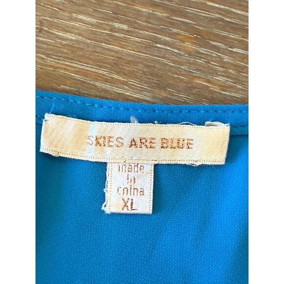 SKIES ARE BLUE Loose Fit Top Shirt size XL - Picture 5 of 8
